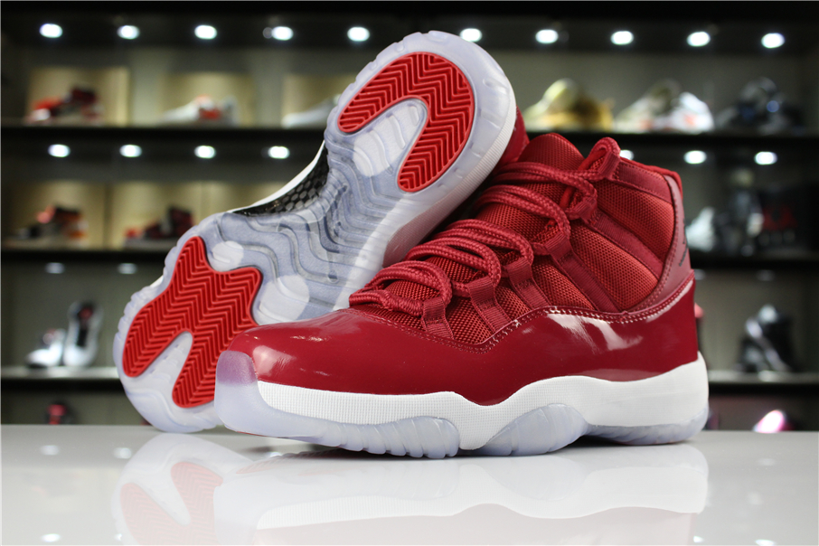 Air Jordan 11 Win Like 96 Gym Red Black-White Shoes